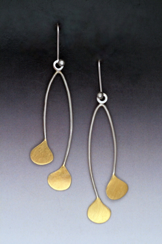 Click to view detail for MB-E436 Earrings Aspens in the Wind $164